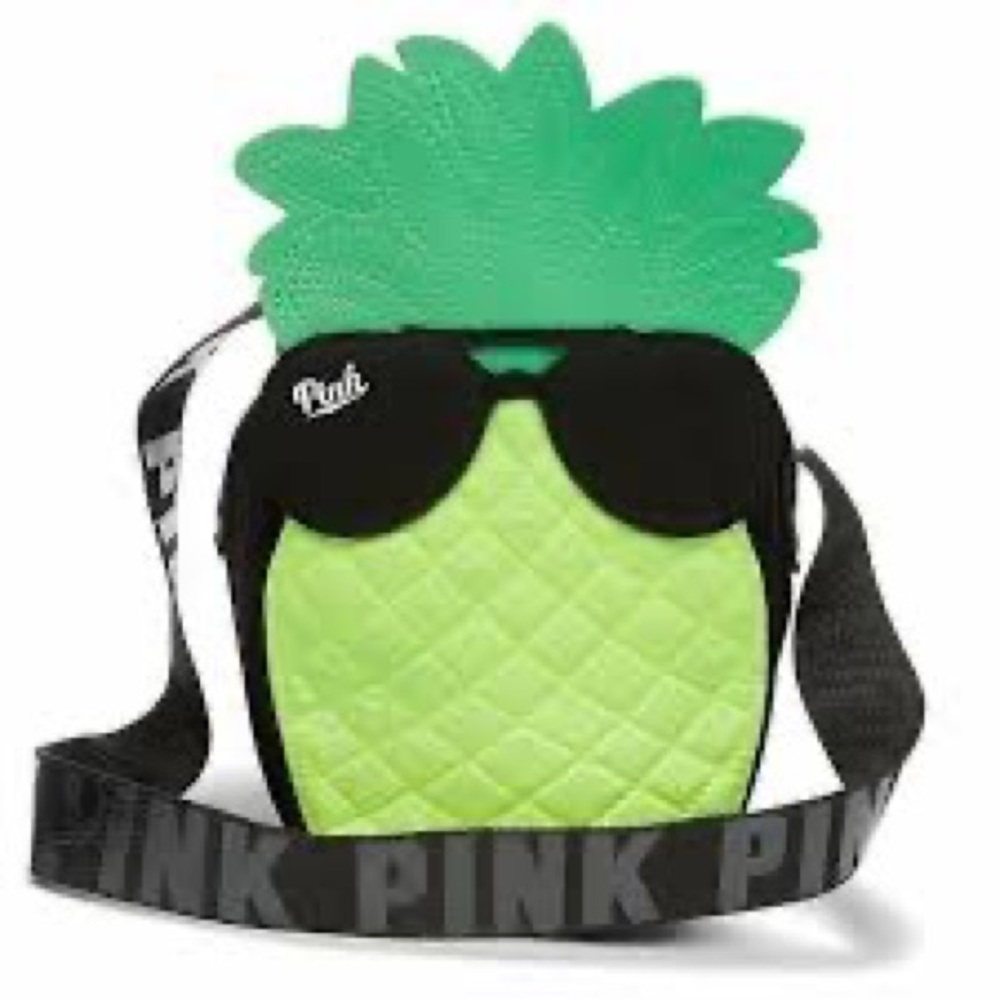 Victoria’s Secret pink pineapple cooler bag X2